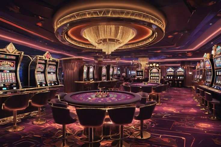 Giao diện game slot online 99ok1 với jackpot và vòng quay thưởng